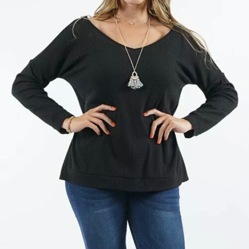 42POPS Olive Sweater 1X NWT